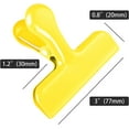 thumbnail image 2 of Bag Clips Heavy Duty Stainless Steel Chip Clips, Food Bags Clamp Great for Kitchen Office to Seal Coffee Bags, Paper Sheets - Pack of 8Yellow, 2 of 5