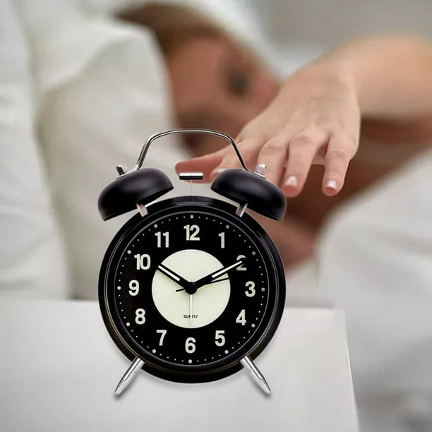 Roj spertador analógico, roj silencioso hace tictac con simple - Main Image