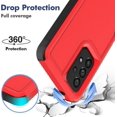 thumbnail image 2 of Funda para Samsung Galaxy A53 5g, funda para Galaxy A53 5g adopta una carcasa dura de grado militar con silicona suave que absorbe los golpes, dos en uno, doble celda de protección, 2 of 5