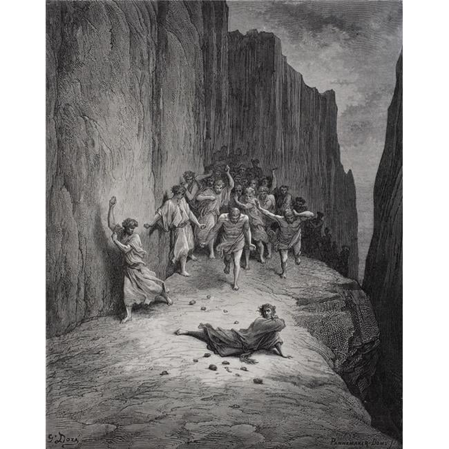 Engraving By Gustave Dore 1832 1883 French Artist Illustrator For Purgatory By Dante Alighieri Canto Xv Lines 103 Poster Print 44 13 X 16 Walmart Com Walmart Com