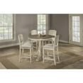 thumbnail image 3 of Hillsdale Clarion 41.25" Wood Contemporary Counter Stool in Sea White, 3 of 3