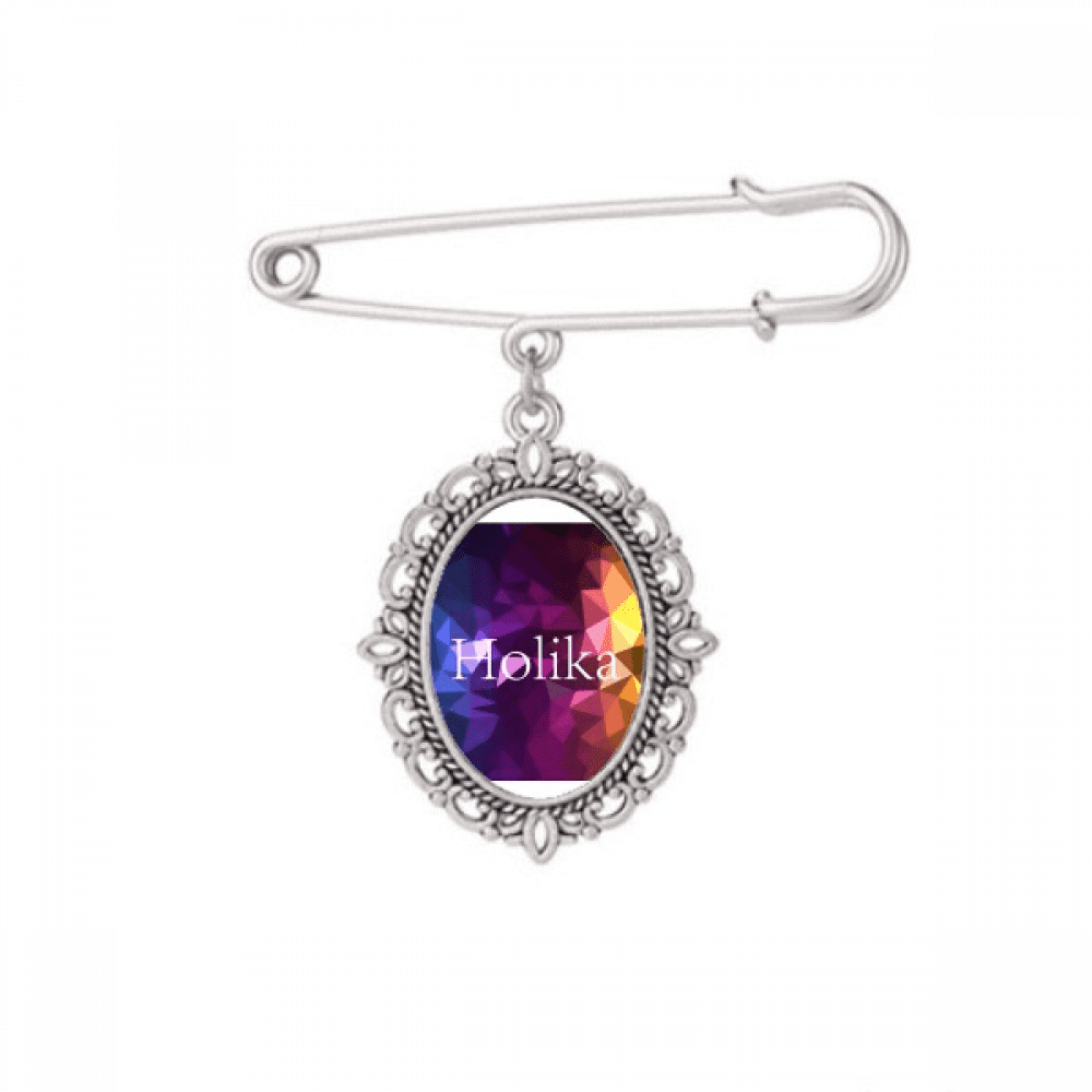 Broche de Couleur Éclaboussée à l'Aérographe Joy Holi pour Chemise Robe Châle