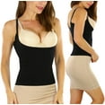 thumbnail image 4 of ToBeInStyle Women's Seamless Underbust Shaping Camisole w/Adjustable Straps - Black - M/L, 4 of 7