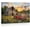 Frame-style, variant on Rustic Farmhouse Wall Art Vintage Red Truck Canvas Print Sunflower Field Barn Landscape Painting Sunset Country Aesthetic Poster for Living Room Bedroom Home Decor