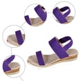 thumbnail image 5 of Rotm Platform Sandals Women's Orthopedic Arch Support Sandals Orthotic Comfortable Walking Casual Adjustable Summer Beach Flat Sandals Purple,7.5, 5 of 6