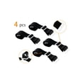 thumbnail image 2 of INSPIRE CHIC Women's Solid ColorClear Invisible Adjustable Bra Shoulder Straps Black-3, 2 of 4