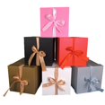 thumbnail image 1 of Cajas de regalo GP SUP de 15 x 15 x 15 cm, multicolor, paquete de 6 con cintas, 1 of 9