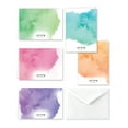 thumbnail image 2 of Paper Frenzy Watercolor Appreciation Thank You Note Cards & White Envelopes - 25 pack, 2 of 7