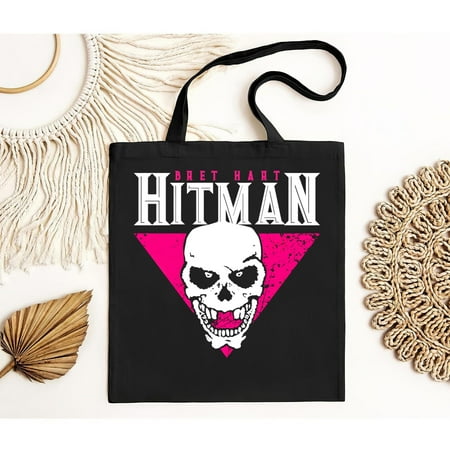vintage Bret Hart - Hart Foundation Tote Bag-TH19275