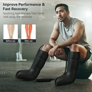 FIT KING Leg Compression Boots Massager with Heat, FITKING Massager for Foot and Calf Recovery , Upgraded Leg Massager for Blood Circulation FSA/HSA Eligible