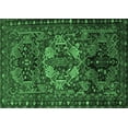 thumbnail image 1 of Ahgly Company Indoor Rectangle Persian Emerald Green Traditional Area Rugs, 4' x 6', 1 of 4