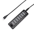 thumbnail image 3 of 7 puertos USB3.0 con adaptador de corriente y puerto de carga para PC portátil shamjiam Usb Ports Hub Splitter, 3 of 7