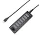 thumbnail image 3 of Usb Ports Hub Splitter, Usb 3.0 Hub alimentado por hub, Usb 3.0 Hub Powered Hub Quick Charge, Usb 3.0 Hub con adaptador de corriente, Usb 3.0 Hub Powered Hub 7 Port, Usb 3.0 Hub Powered Hub Baoblaze Usb Ports Hub Splitter, 3 of 7