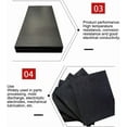 thumbnail image 4 of Gamvdout 150x100mm High Purity Graphite Sheet Plate Mould DIY for 3D Print Crucibles Tool Carbon Graphite Plates, 4 of 6