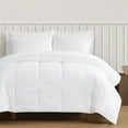 thumbnail image 3 of TRULY SOFT Green Solid White King 3 Piece Comforter Set, Solid Color Themed, Oeko-TEX Certified Confidence, 3 of 9