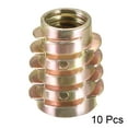 thumbnail image 2 of Unique Bargains Fileté Écrous Insert Alliage de Zinc Hexaflush M8 Filetages Internes 18mm Longueur 10pcs, 2 of 4
