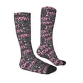 thumbnail image 3 of Daiia Sports Socks Lovely Mom Ever Printed Novelty Crew Socks for Men Women Knee High Socks Cotton Socks Soft & Breathable Support Unisex Socks, 3 of 9