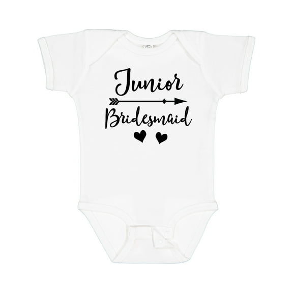 Inktastic Junior Bridesmaid Wedding Bridal Party Girls Baby Bodysuit