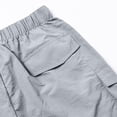 thumbnail image 4 of Men's Big and Tall Hiking Cargo Shorts Stretch Quick Dry Lightweight Travel Shorts for Men Athletic Fishing Shorts with Zipper Pockets Size 5XL Gray, 4 of 8
