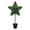 Patriotic Star Topiary Trees-C-3FT-A17, variant on 2026 Artificial Five-Pointed Star Shaped Topiary Trees, Artificial Green Boxwood Decorations, Independence Day, Patriotic Potted Plant Decoration, Table or Porch, Festive 4th of July Decor C-3FT