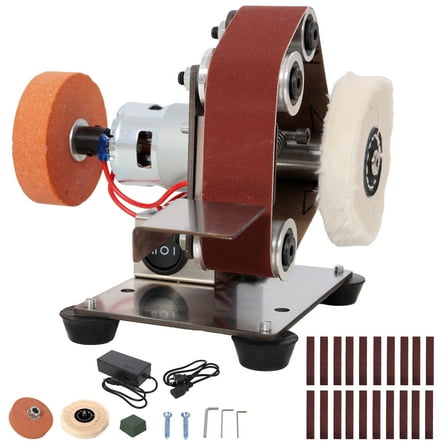 Mini Electric Belt Sander-7-Speed Polisher & Grinder