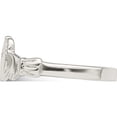 thumbnail image 4 of Sterling Silver Claddagh Ring (Size 6) Made In India qr960-6, 4 of 5