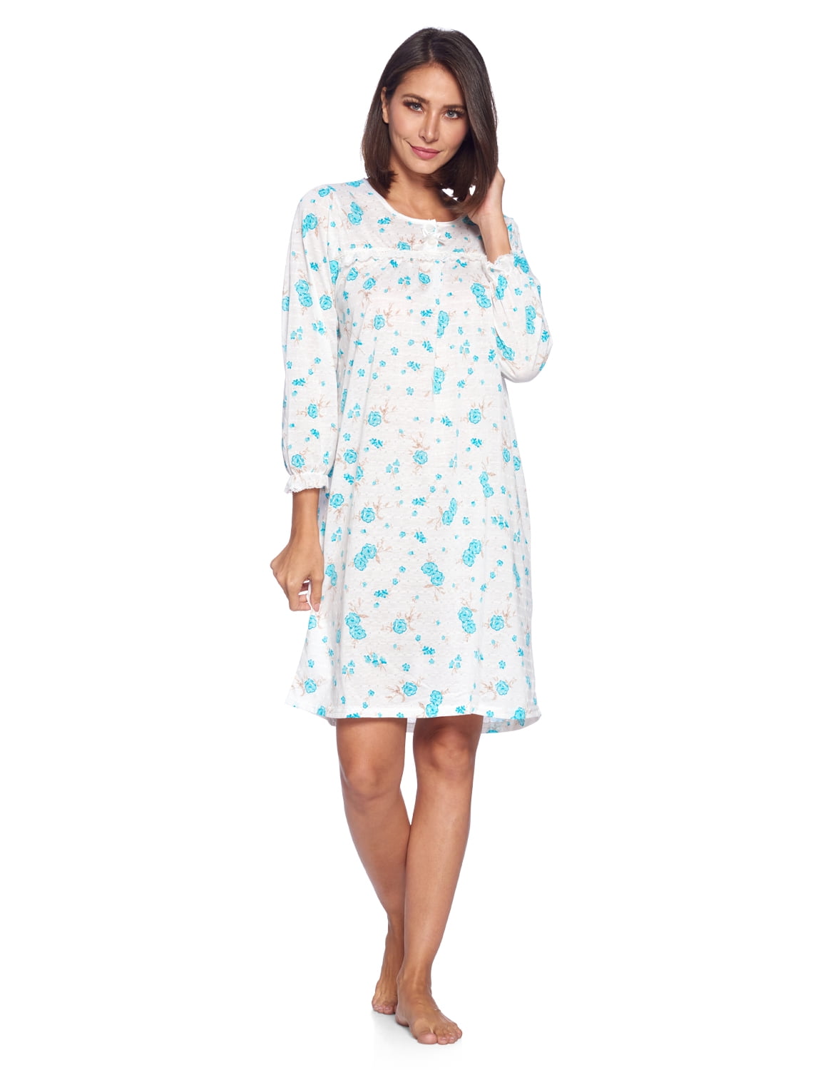 long sleeve nightgown walmart