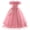 Pink, variant on IDOPIP Flower Girl Dress Birthday Party Princess Dress Tulle Pageant Gown Kids Floral Lace Embroidery Formal Bridesmaid Dress Wedding Prom Communion Dresses 8 Years Pink