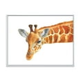 thumbnail image 1 of Designart Portrait of A Giraffe IX FLOAT FRAME WALL ART, 1 of 4