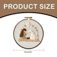 thumbnail image 3 of WHEANG Clearance Scene Embroidery Kit Set Of 4 Christmas Kits Embroidery Kit for Beginners Beginner Embroidery Kit for Adults Embroidery Kit Embroidery, 3 of 4