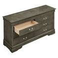 thumbnail image 4 of Glory Furniture Louis Phillipe G3105-D Dresser , Gray, 4 of 8