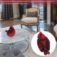 thumbnail image 3 of Guichaokj Garden Bird Statue Decor Red Ornament Simulation Foam Cardinal Figurine Desktop Crafts Resin, 3 of 6