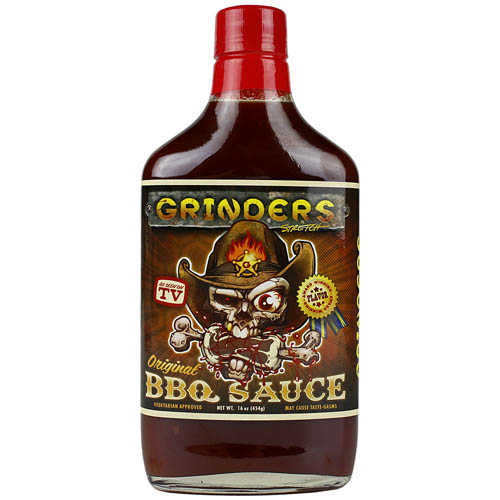 Grinders Original Flavor Award Winning BBQ Sauce 16 oz. Bottle