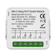 thumbnail image 2 of para Tuya para Smart Módulo de interruptor WiFi 1/2/3 Gang para Smart Interruptor para Alexa para Google, 2 of 11