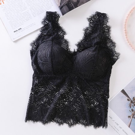

Women s Lace Strap V Neck Trim Cami Tank Sleeveless Tops Casual Loose Camisole