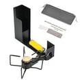 thumbnail image 1 of TFixol Réchaud de Camping Pliable Compact avec Flamme Réglable, Brûleur à Gaz Portable 2400W pour Cuisine Extérieure, Randonnée et Pique-Niques, Inclut Sac de Transport, Options Noir/bleu, 1 of 7