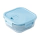 thumbnail image 1 of Fiambrera de vidrio apta para microondas, recipiente para el almuerzo para estudiantes, oficinistas y trabajadores. Contenedor para preparar comidas y almacenar alimentos frescos. Apto para, 1 of 5