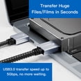 thumbnail image 2 of Cable USB a USB Ruaeoda USB 3.0 macho a macho de 1 m, 2 of 6