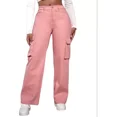 thumbnail image 1 of Pantalón Tipo Cargo Recto Para Mujer Color Café, 1 of 2