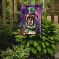 thumbnail image 2 of Boxer King of Mardi Gras Garden Flag 11.25 in x 15.5 in, 2 of 5