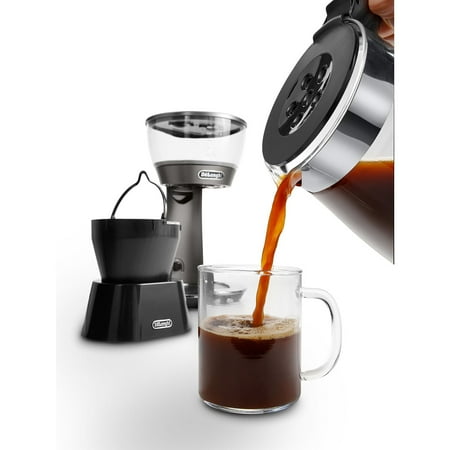 De'Longhi - 8-Cup Coffee Maker - Silver Metallic