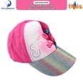 thumbnail image 3 of Universal Little Hat for Girls Ages 3-6, Trolls Poppy Kids Baseball Cap, 3 of 7