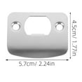 thumbnail image 2 of HAMPPLIES 4Sets Door Reinforcement Plate Metal Strike Plate for Versatile Lock Compatibility, 2 of 6