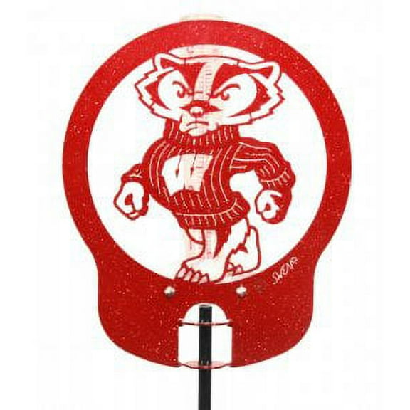Wisconsin Badgers Rain Gauge