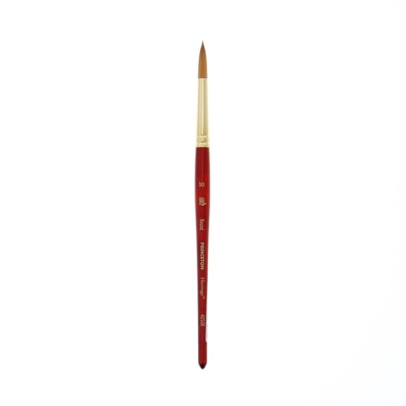 Princeton Brush Heritage Synthetic Sable Watercolor & Acrylic Brush, Round, 10