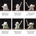 thumbnail image 2 of Ceramic Samurai Incense Holder & Tea Pet, Terracotta Zen Statue Decor, 2 of 7