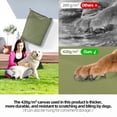 thumbnail image 2 of Sypots 30 Inch Canvas Indestructible Outdoor Dog Bed for Medium Dogs, Chew Proof Dog Bed with Waterproof Washable Removable Cover, Indoor Patio Pet Pad for Crate, green, 2 of 7
