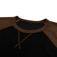 thumbnail image 5 of Casual Classic Vintage Long Sleeve Sweatshirts for Men Crew Neck Sweater Lightweight Baseball Pullovers Color Block Shirts Workout Running Tops, 5 of 5