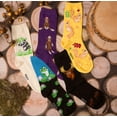 thumbnail image 3 of Foozys Women’s Crew Socks | Colorful Poodles Animal Novelty Socks | 2 Pair, 3 of 6