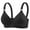 Black, variant on Bras for Women No Underwire Backless Adjustable Strap Support Breathable Comfy Everyday Bras